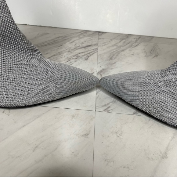 Marc Fisher Umair Gray Pointy Toe Heeled Bootie 8 1/2 M - Picture 9 of 15